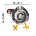 Chicken Knitted Coasters – Heat Resistant & Absorbent Drink Coasters Nixie Left