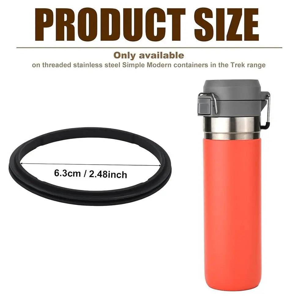 BPA-Free Silicone Lid Gasket for Stanley Quick Flip GO (2-Pack) Bottle Seal Gasket Nixie
