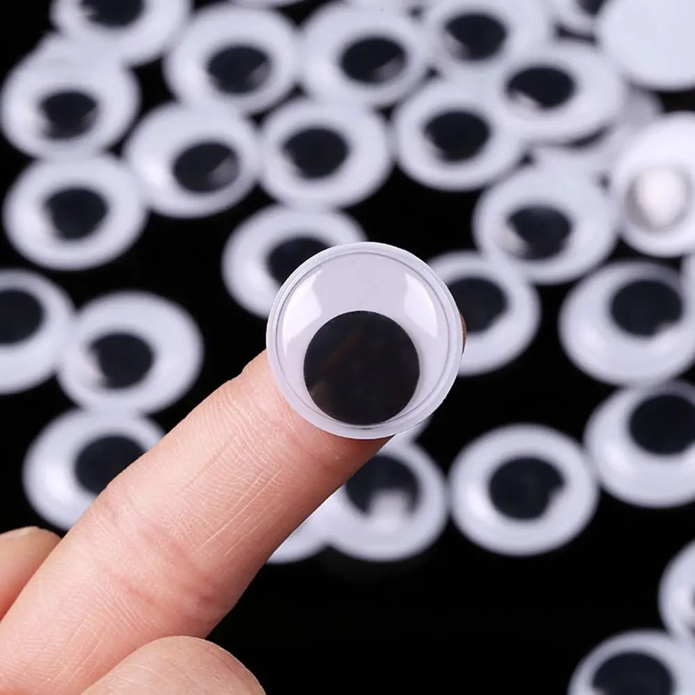 100 Pcs Plastic Doll Eyes – 14 Sizes for DIY Crafts & Plush DIY Craft Eyes Nixie