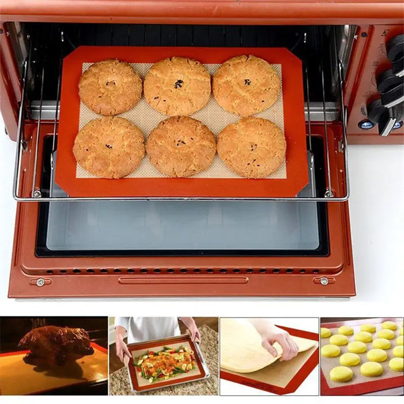 Reusable Silicone Baking Mat – Non-Stick Heat Resistant Oven Sheet Silicone Baking Mat Nixie