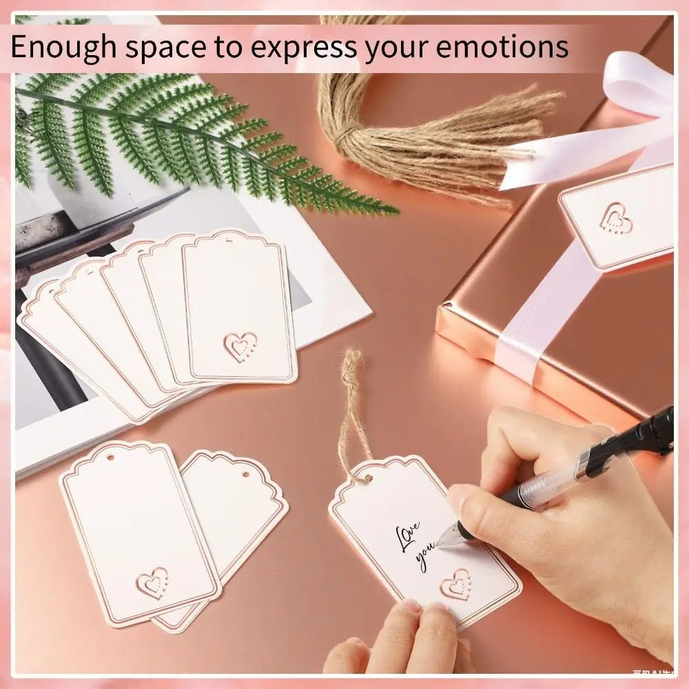 60Pcs Kraft Paper Blank Hang Tags – DIY Price & Gift Tags Kraft Paper Hang Tags Nixie