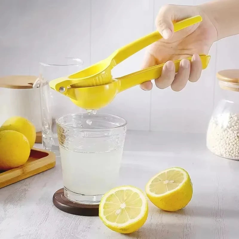 Manual Lemon Squeezer Clip – Mini Portable Aluminum Hand Juicer Citrus Hand Juicer Nixie