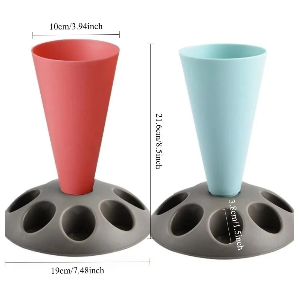 Piping Bag Holder Stand 8 Slots – Pastry Bag Organizer Piping Bag Stand Nixie