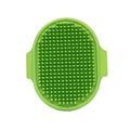 Silicone Pet Bath Brush – Cat & Dog Grooming Massage Comb Pet Grooming Brush Nixie green