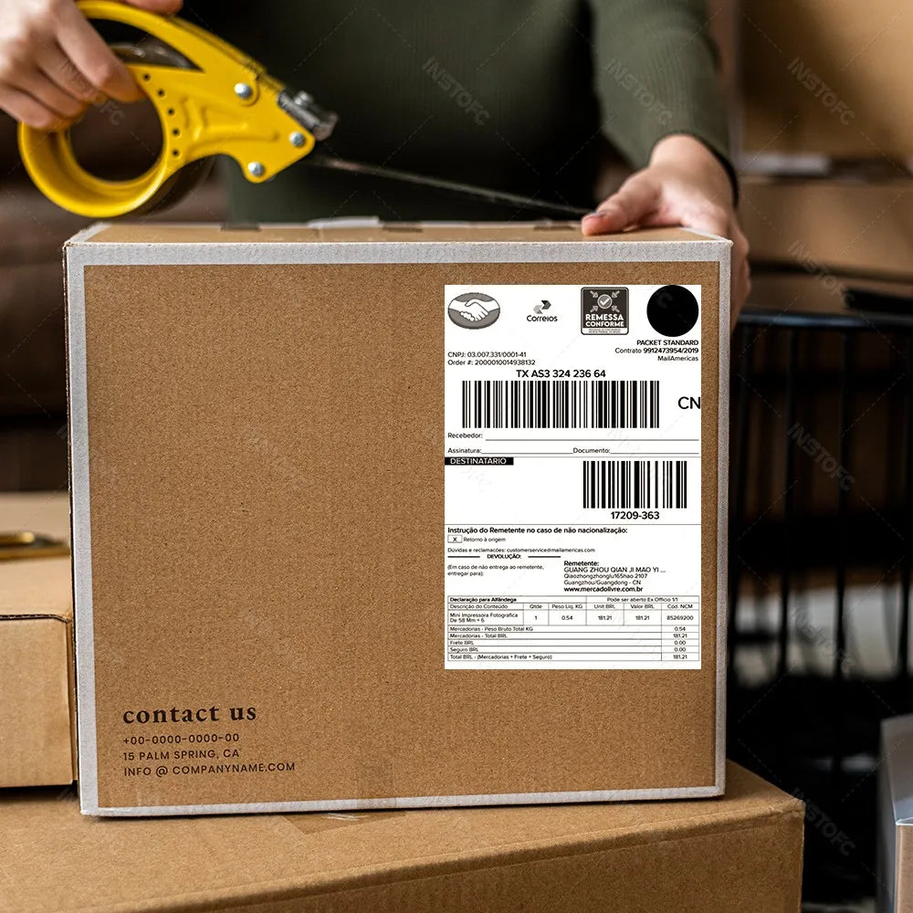 Marklife 4x6 Thermal Shipping Labels 500/Roll – Waterproof Thermal Shipping Labels Nixie