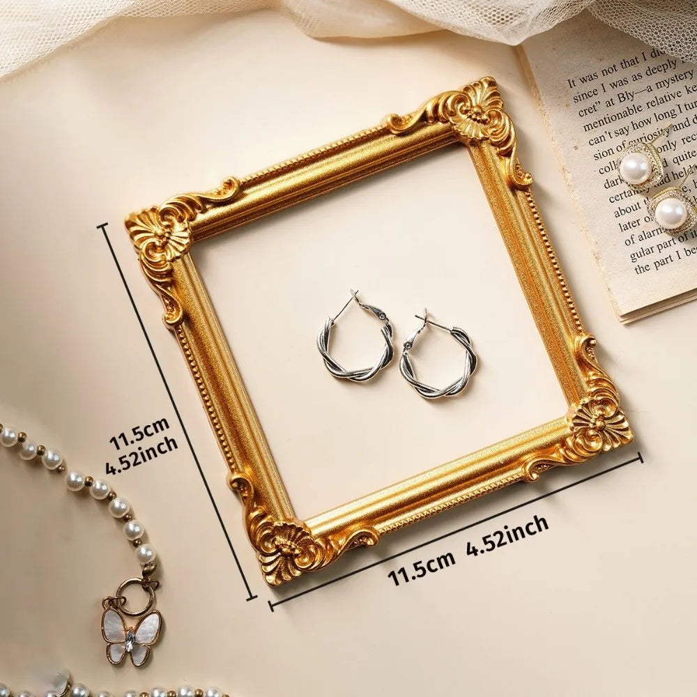 Gold DIY Shadow Box Frame 3D Memory Display Mini Photo Frame