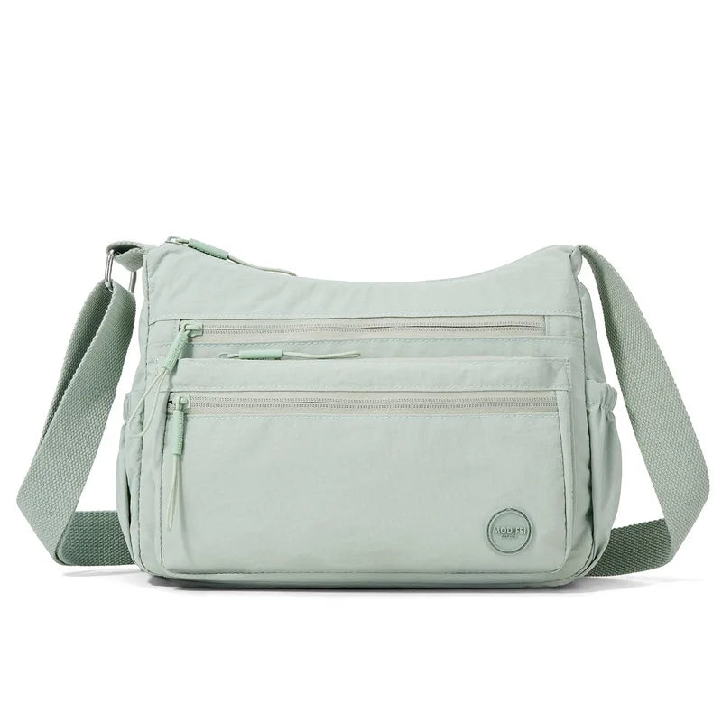 Nixie Oxford Canvas Crossbody Bag – Large Capacity Shoulder Bag Canvas Crossbody Bag Nixie