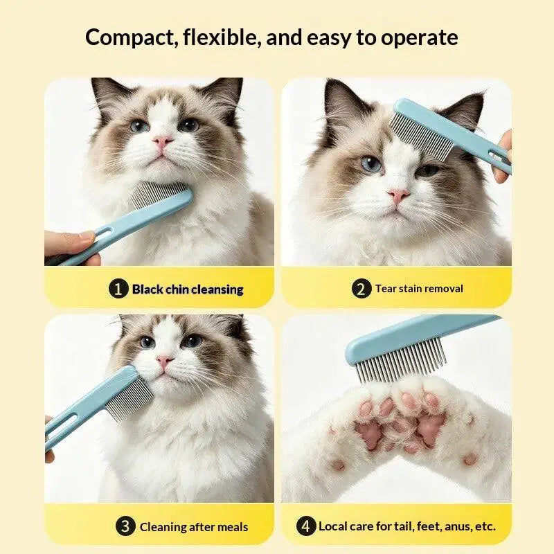 Pet Deshedding Grooming Comb for Cats & Dogs – 1/4 Pcs Pet Grooming Comb Nixie