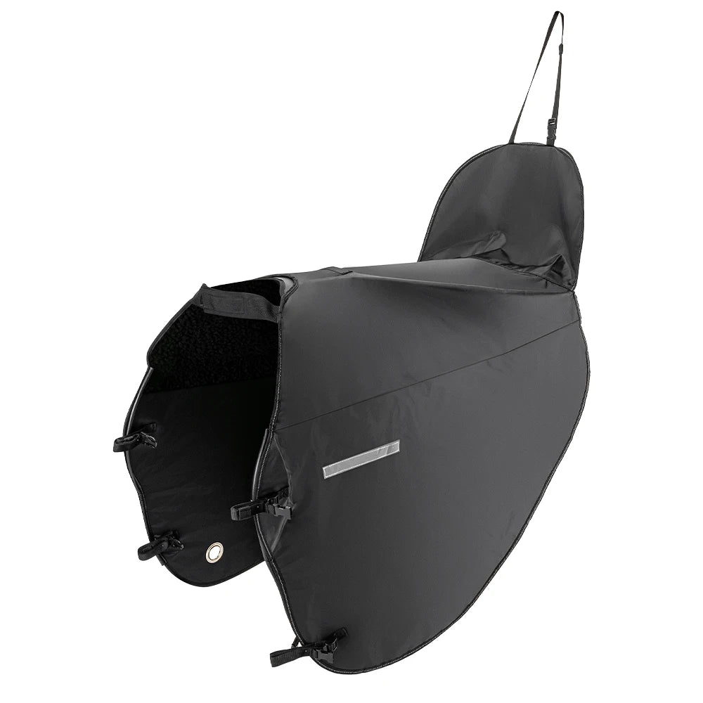 KEMIMOTO Motorcycle Leg Cover Windproof Waterproof Scooter Apron Motorcycle Leg Cover Nixie N402BK L size