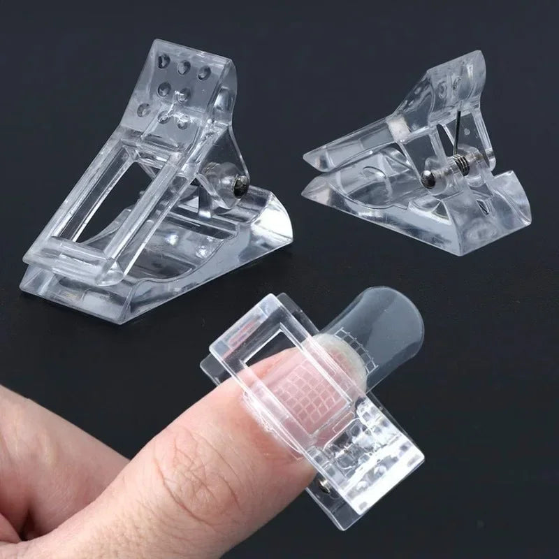 5-Piece Gel Nail Extension Clips | Quick Building Manicure Clamps Nail Extension Clips Nixie
