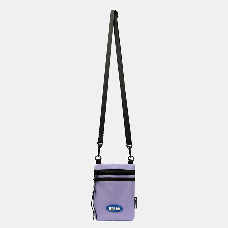 Nixie Men's Mini Crossbody Bag – Lightweight Nylon Phone Bag Crossbody Shoulder Bag Nixie BB-606-Purple Extra Large