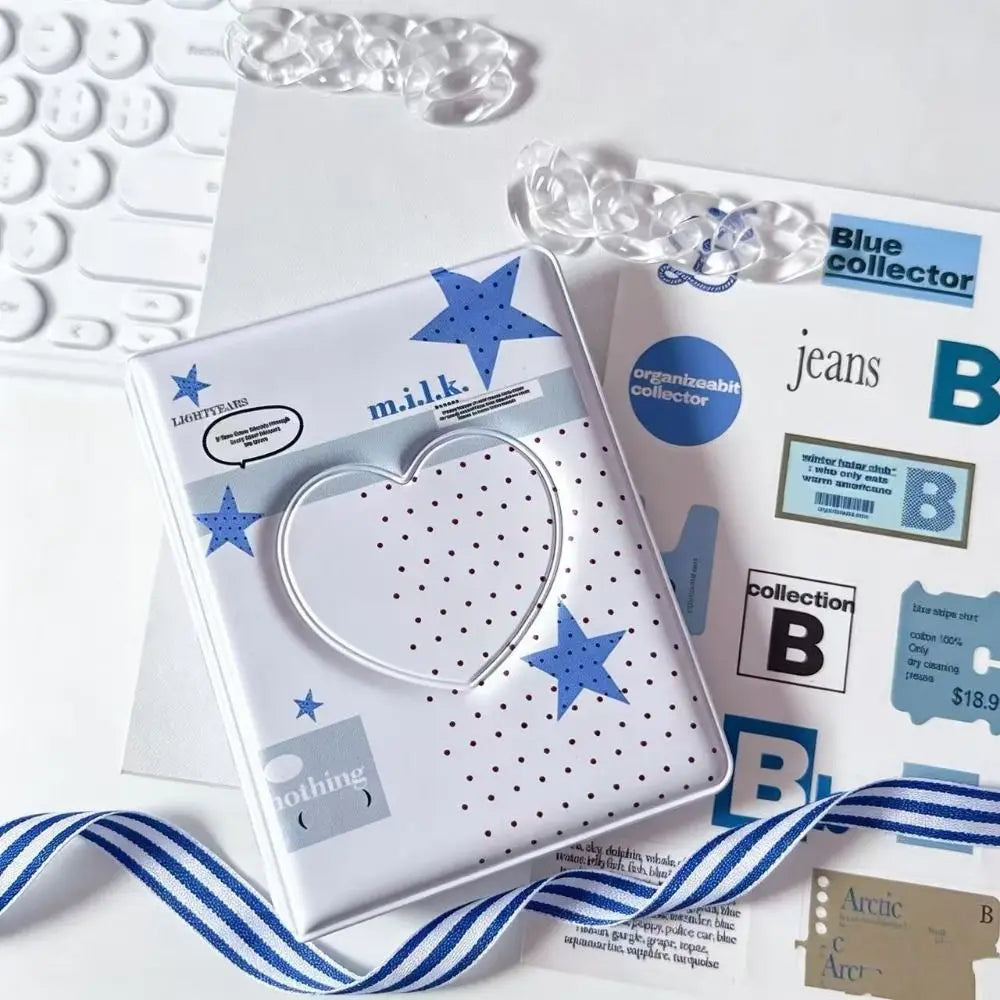 Mini Photocard Binder Album – Clear PVC Pocket Ring Binder Photocard Binder Album Nixie