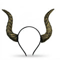 Retro Red Devil Horn Headband – Gothic Halloween Costume Costume Headband Nixie Gold