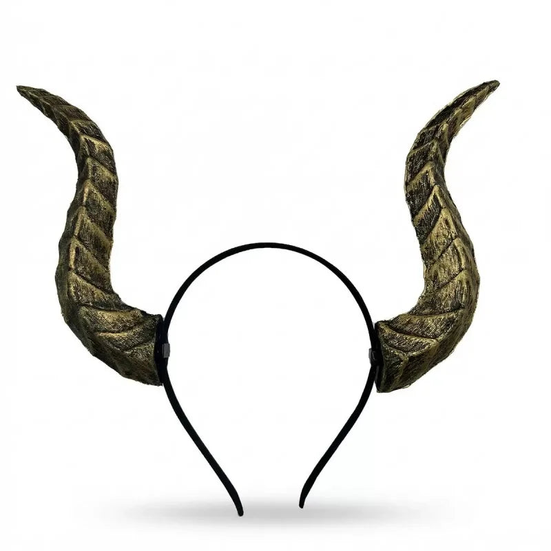 Retro Red Devil Horn Headband – Gothic Halloween Costume