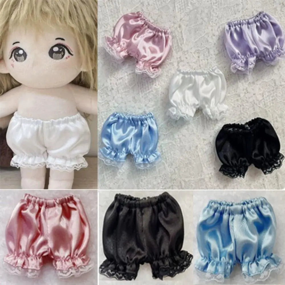 Shiny Lace Shorts for 15/20cm Cotton Dolls | DIY Doll Clothes Doll Clothing Nixie