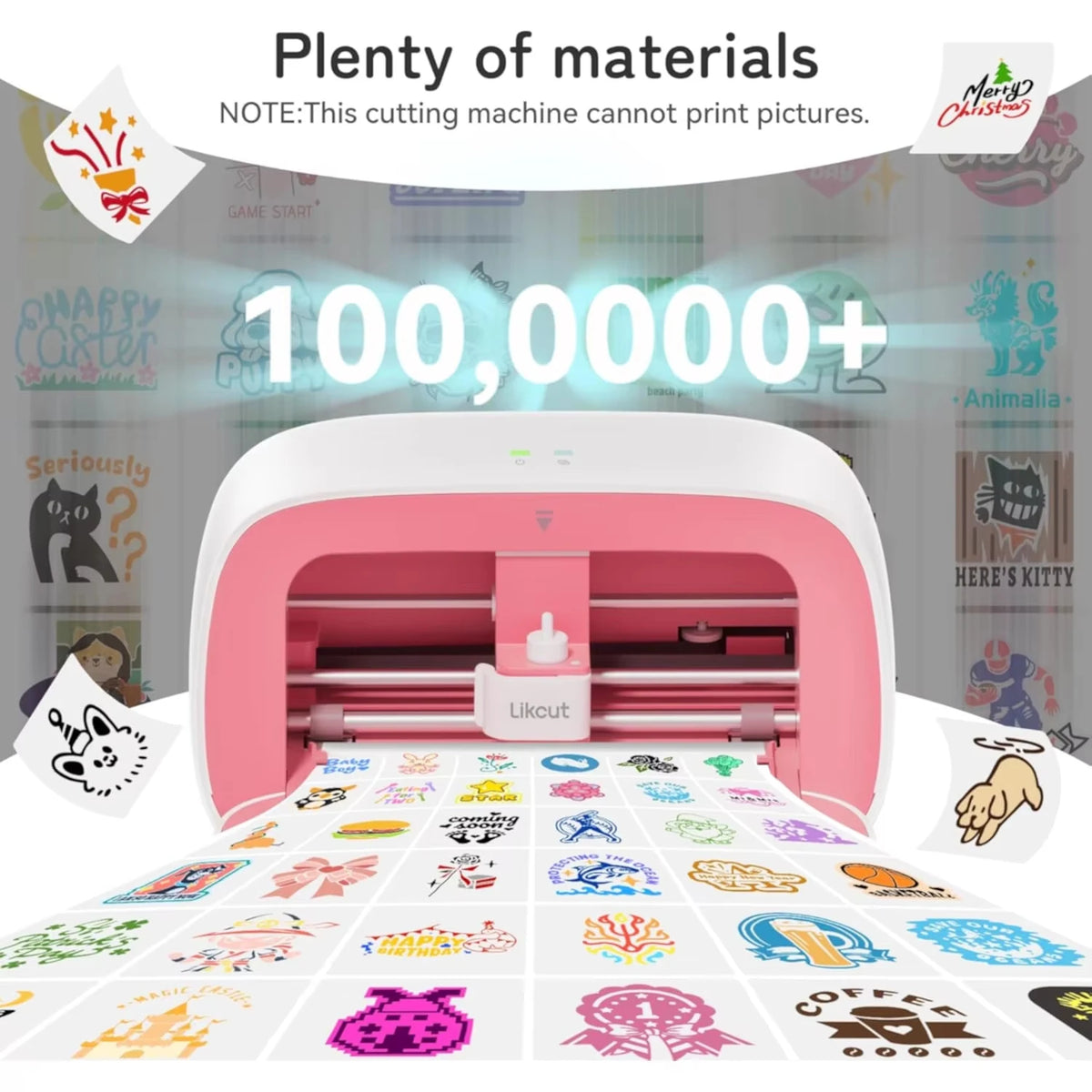 Likcut S501 Vinyl Cutter Machine for DIY Crafts & Stickers Vinyl Cutting Machine Nixie