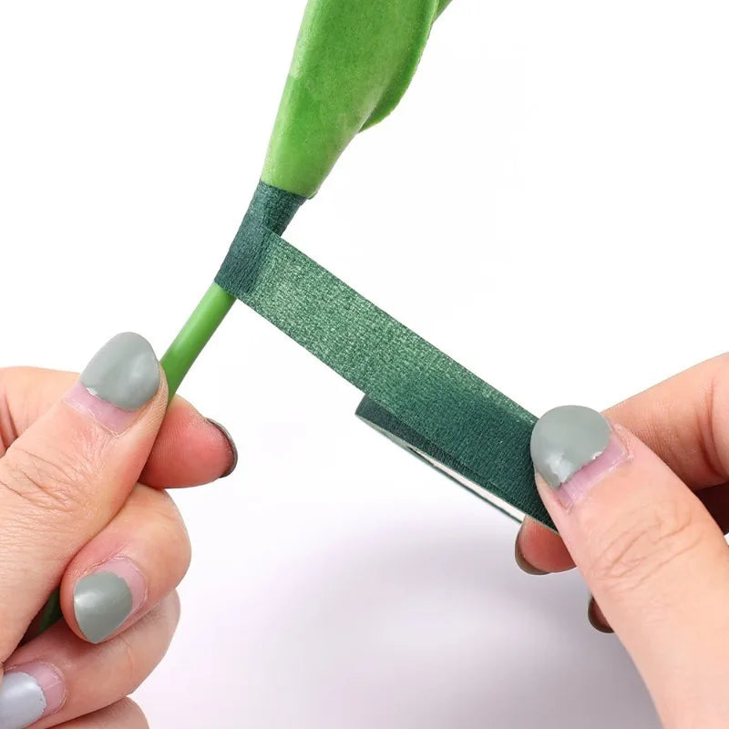 Green Self-Adhesive Floral Tape for DIY Bouquets & Wedding Décor Floral Craft Tape Nixie