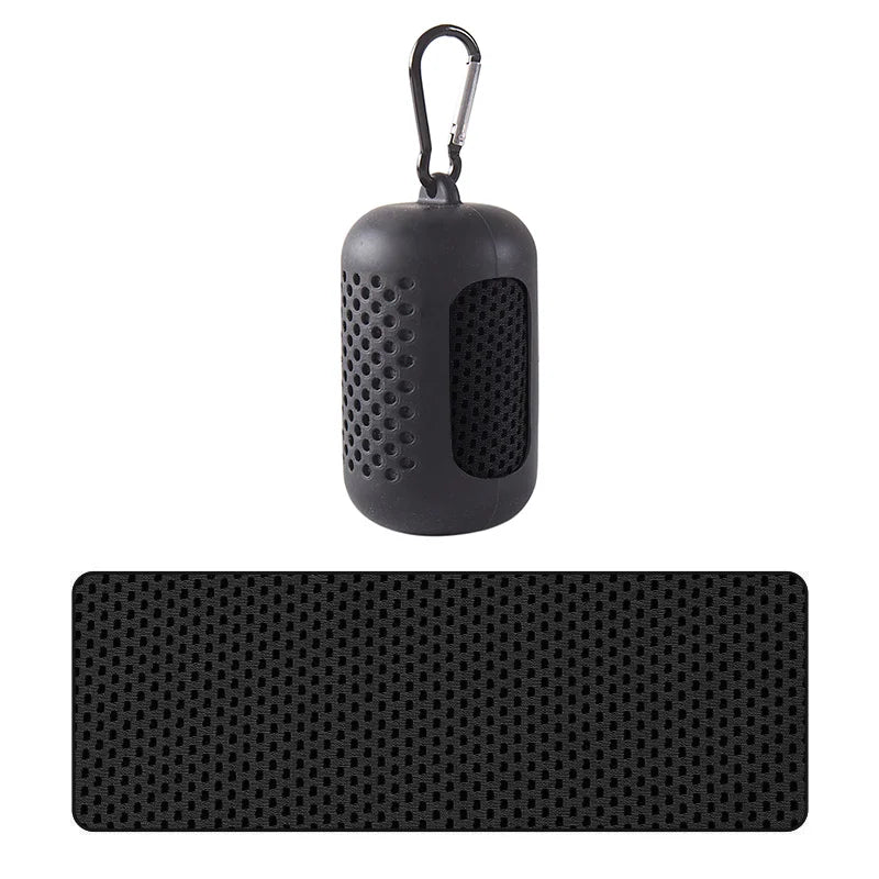 Nixie Cooling Towel – Quick-Dry Sport & Beach Towel w/ Case Cooling Sport Towel Nixie