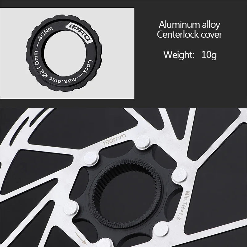 IIIPRO Centerlock Brake Rotors MTB & Road Bike 140–203mm Bike Brake Rotor Nixie