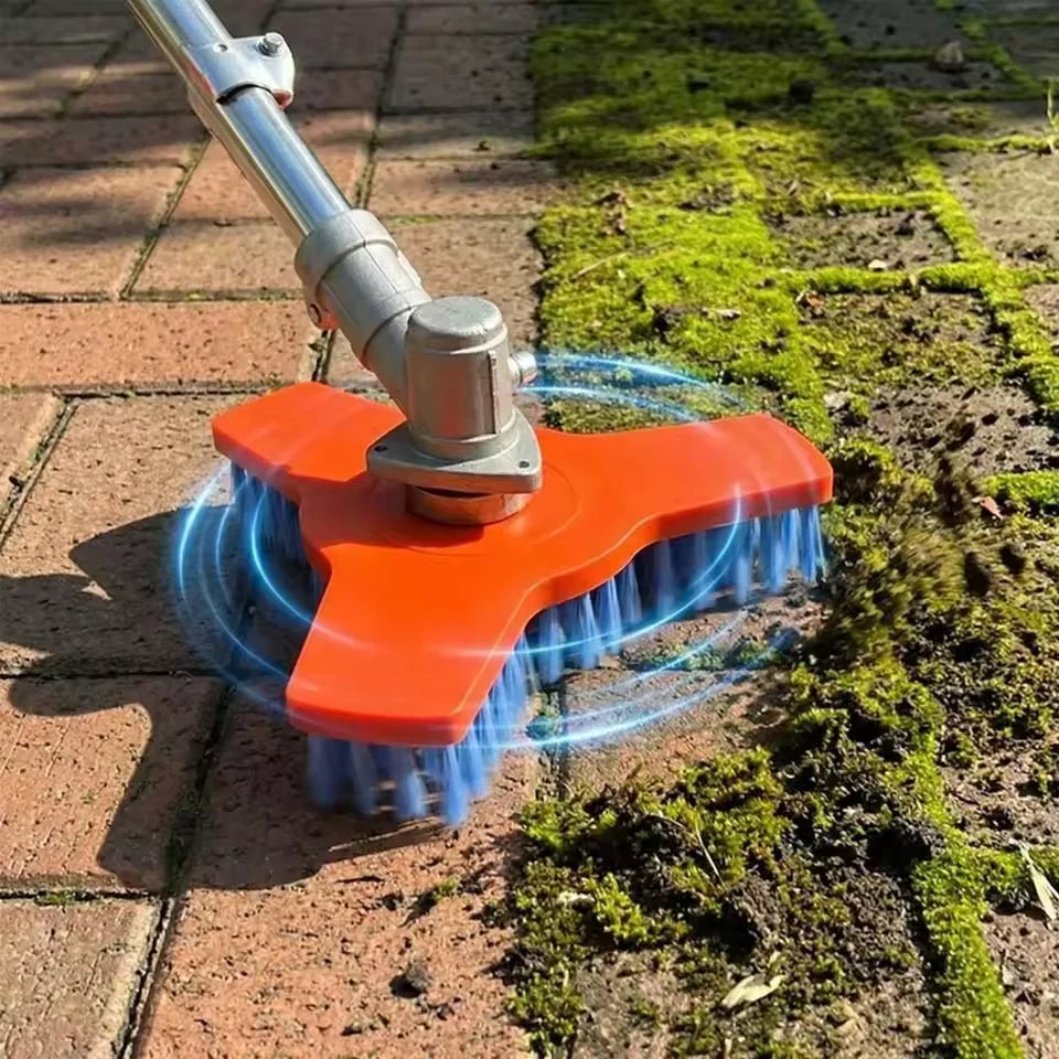 Lawn Mower Nylon Cleaning Brush Head | Garden Weeding Tool Garden Cleaning Brush Nixie