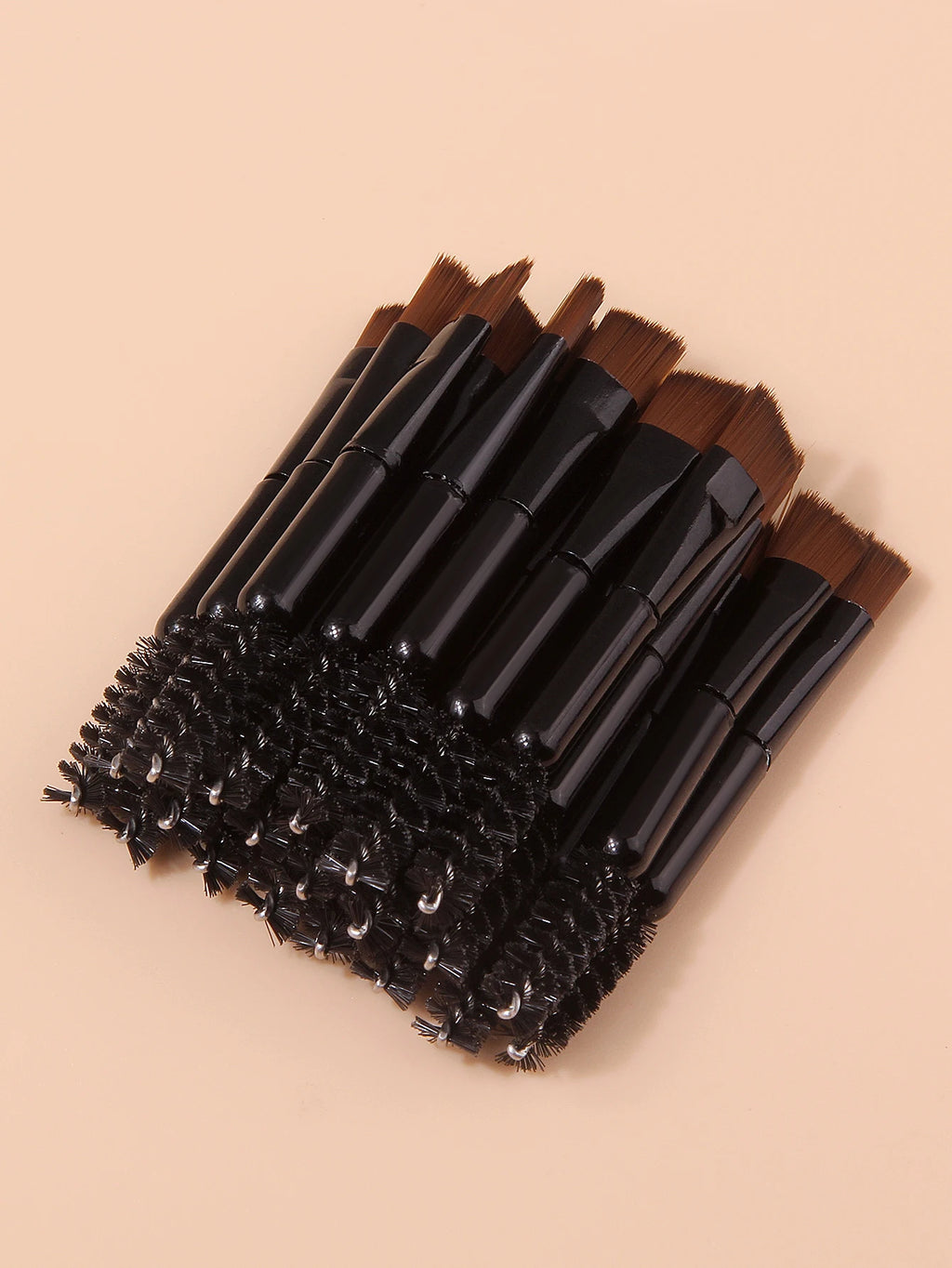 20Pcs Double-Ended Eyebrow Brush & Spoolie Lash Comb Set Eyebrow Brush Set Nixie