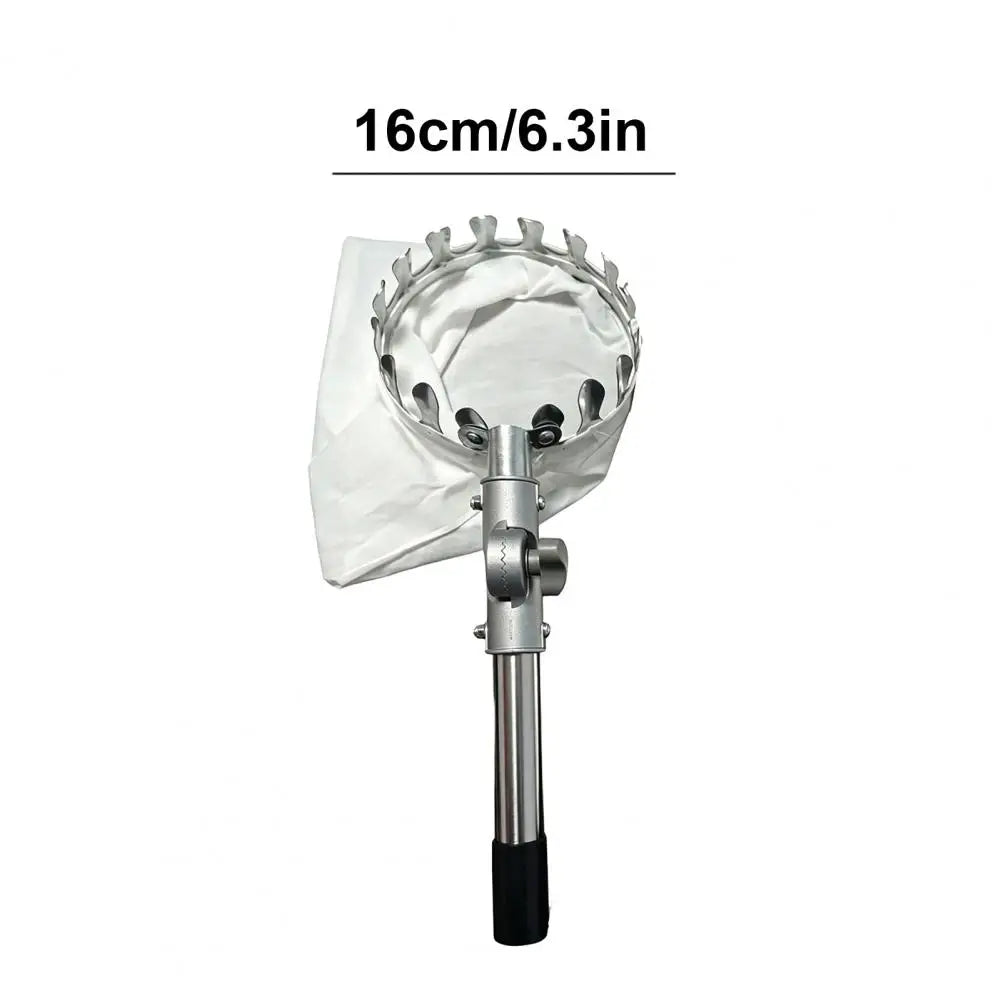 Long Handle Adjustable Fruit Picker with Metal Claw & Cloth Bag