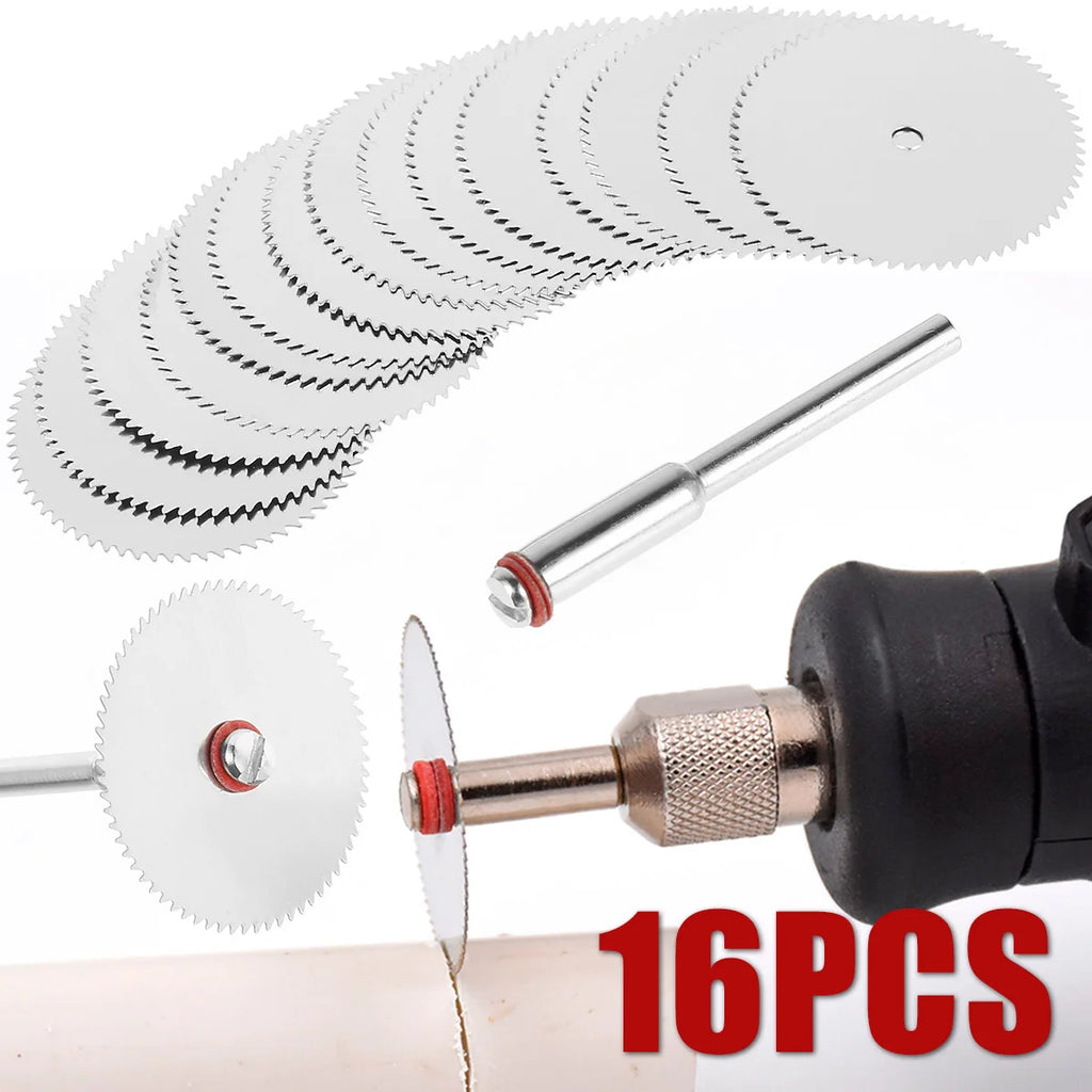 Mini Circular Saw Blade Set – Diamond Cutting & Grinding Discs Rotary Tool Blade Set Nixie 16pcs