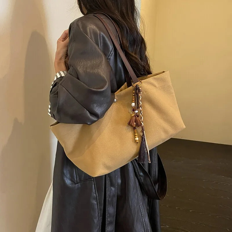 Large Canvas Tote Bag for Women – School & Daily Commute Canvas Tote Bag Nixie