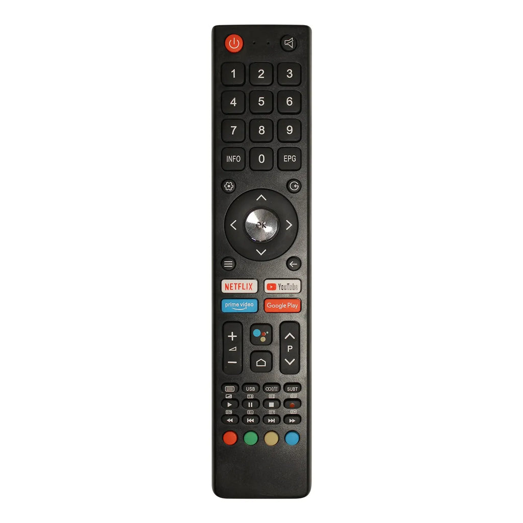 CHIQ TV Replacement Remote Control GCBLTV02ADBBT – IR TV Remote Control Nixie BLACK