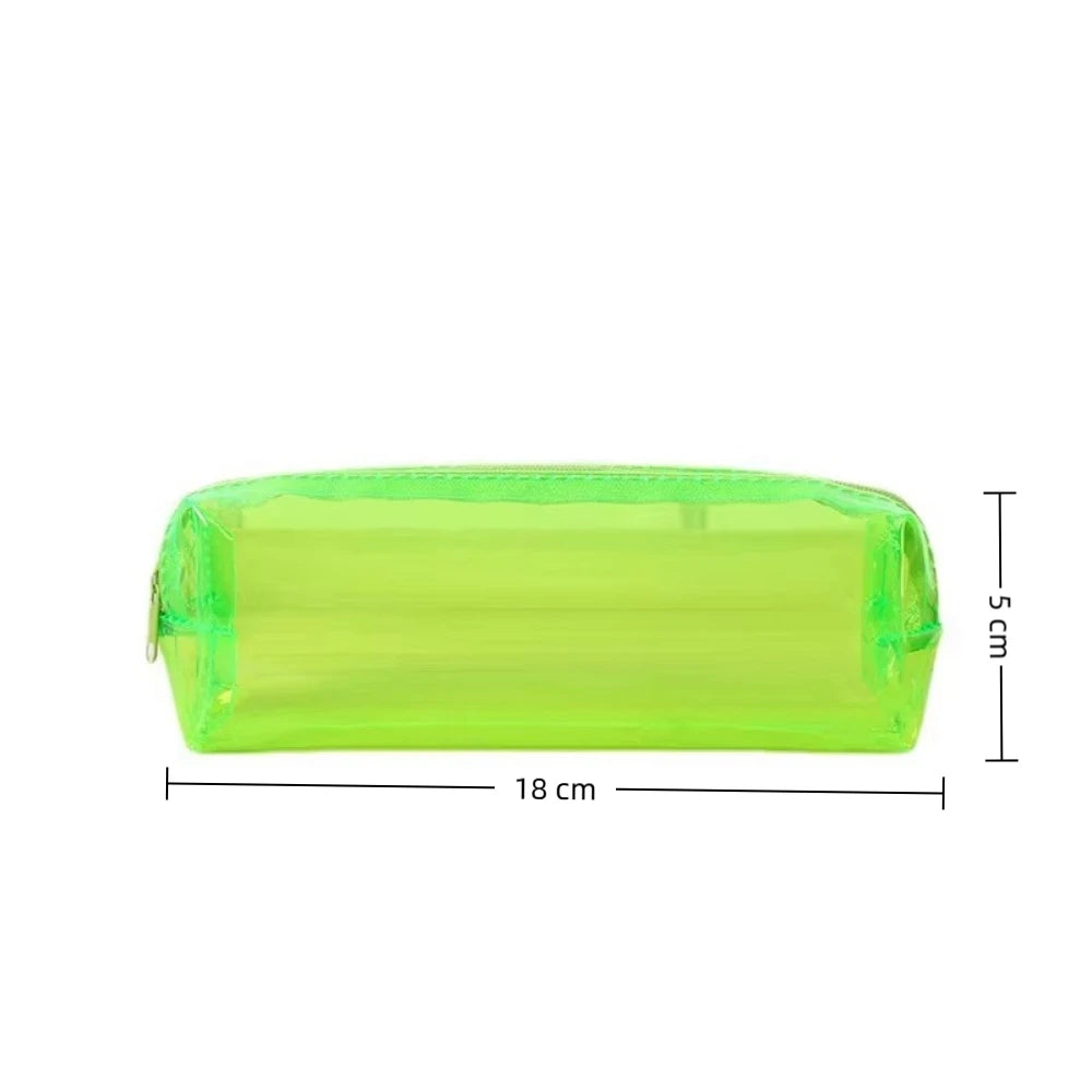 Large Capacity Pencil Case Colorful Zipper Stationery Bag Pencil Case Nixie