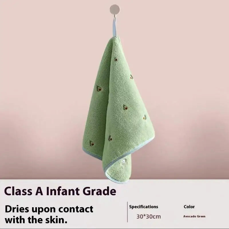 JETTING Embroidered Cotton Hand Towel 30x30cm – Soft & Absorbent Cotton Hand Towel Nixie A2
