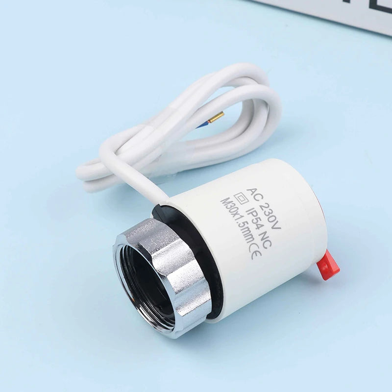 230V NC Electric Thermal Actuator for Underfloor Heating Manifold Thermal Valve Actuator Nixie