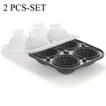 Large Silicone Sphere Ice Mold – Crystal Ball Whiskey Gift Silicone Ice Mold Nixie 2PCS-SET