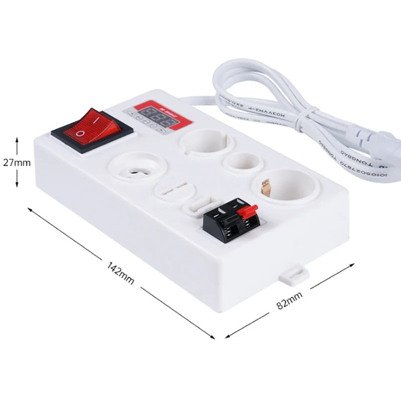 LED Light Bulb Tester E27 B22 E14 GU10 G4 G9 Multi-Interface LED Lamp Tester Nixie