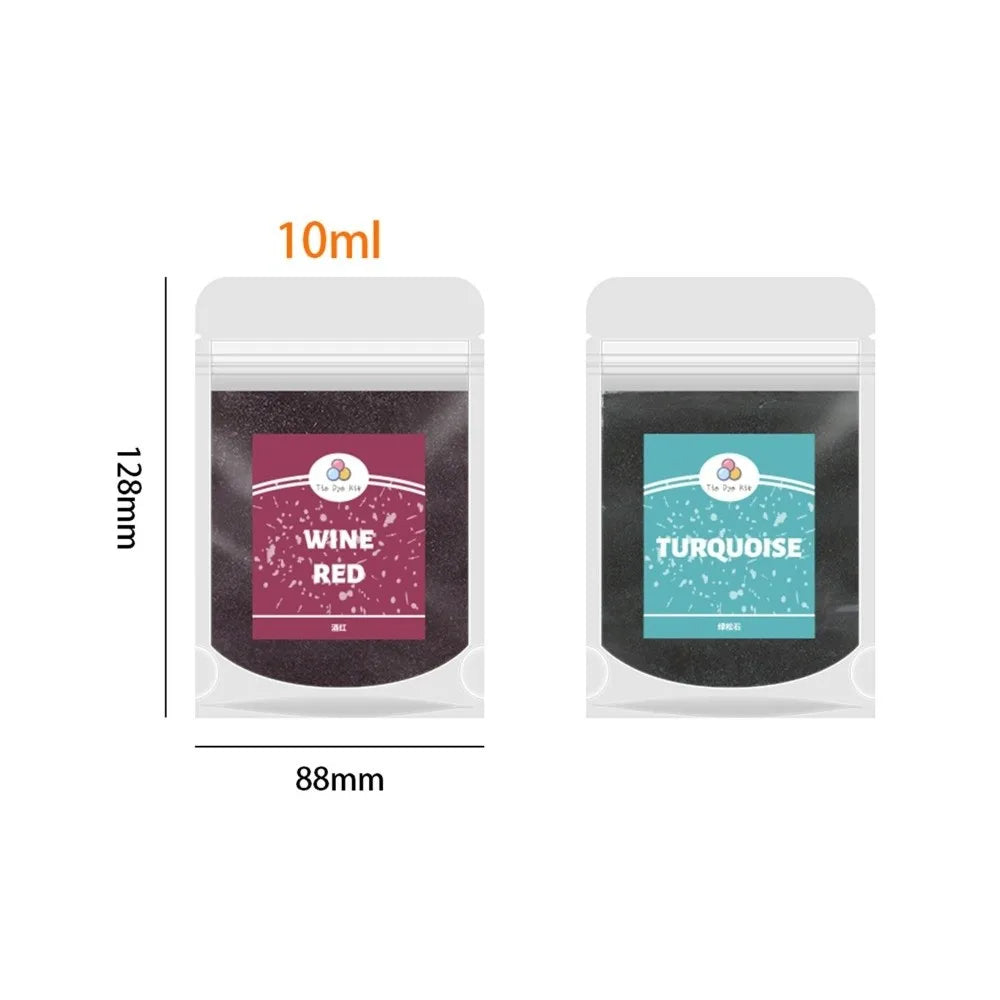 10g Reactive Tie Dye Powder – DIY Fabric Dye for Cotton & Linen Fabric Tie Dye Powder Nixie