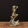 Mini Brass Mermaid Figurine Statue – Home Decor & Gift Decorative Figurine Nixie Default Title