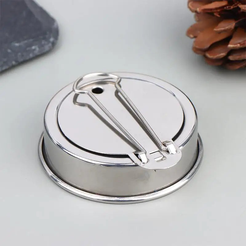 Stainless Steel Alcohol Stove Ignition Cover | Windproof Camping