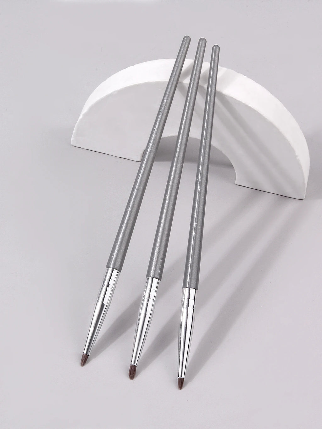 Fine Point Lip & Eyeliner Brush Set – 3pc Precision Makeup Makeup Brush Set Nixie