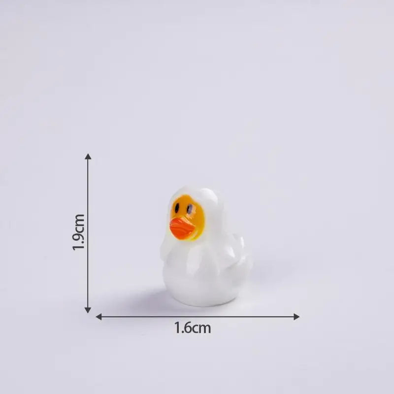 10Pcs Mini Halloween Resin Duck Figurines – Pumpkin & Ghost Halloween Figurines Nixie A1 10PCS