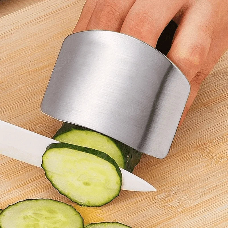 Stainless Steel Kitchen Finger Guard – Knife Safety Tool Kitchen Safety Tool Nixie