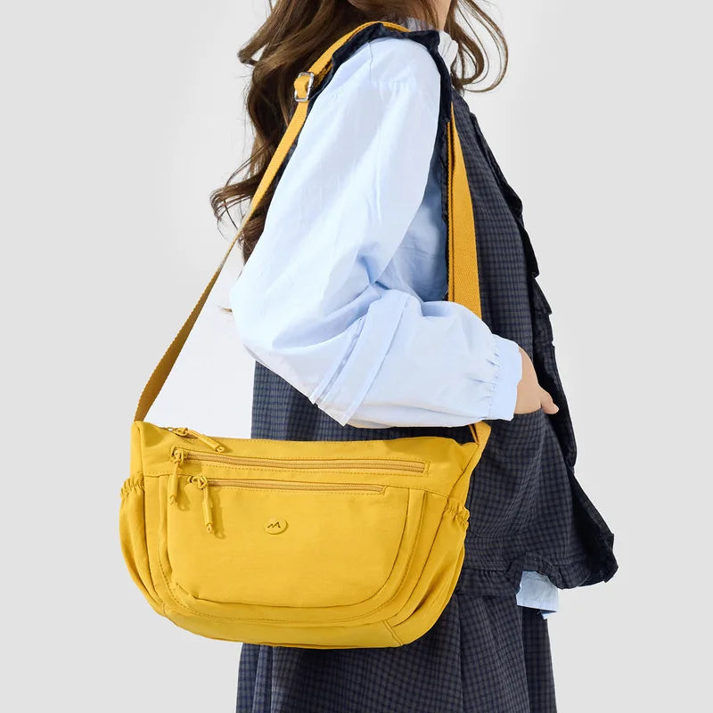 Nixie Nylon Crossbody Bag – Multi-Pocket, Water-Resistant Crossbody Bag Nixie