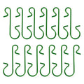 20Pcs Metal S-Hook Christmas Ornament Hangers – Tree Décor Christmas Ornament Hooks Nixie green