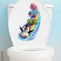 Ocean Toilet Lid Sticker – Waterproof Removable Bathroom Decal Bathroom Decal Sticker Nixie Default Title