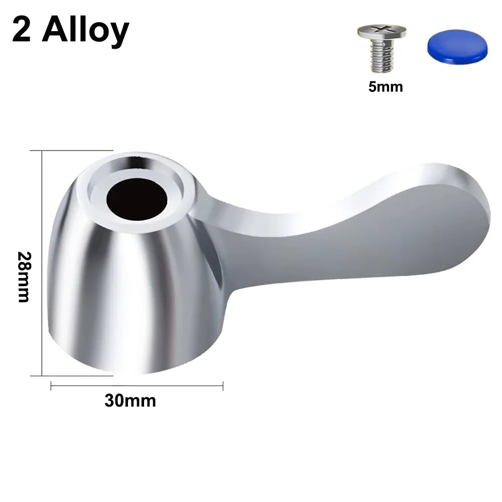 Universal Triangle Valve Faucet Handle Knob – Kitchen & Bath Faucet Handle Knob Nixie 2 Alloy