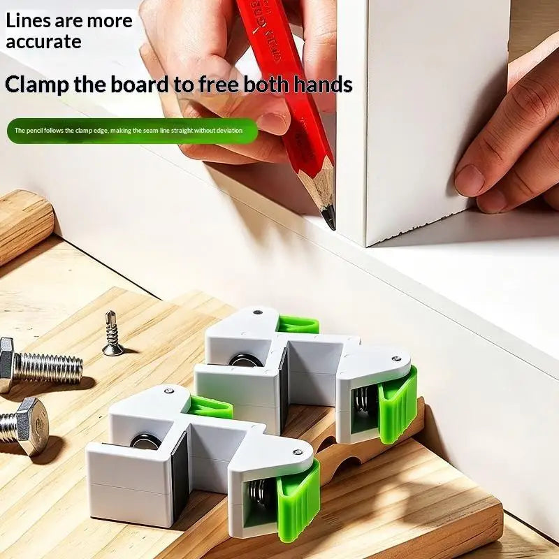 90° Right Angle Quick Clamp Woodworking Fixing Tool 1-2Pcs