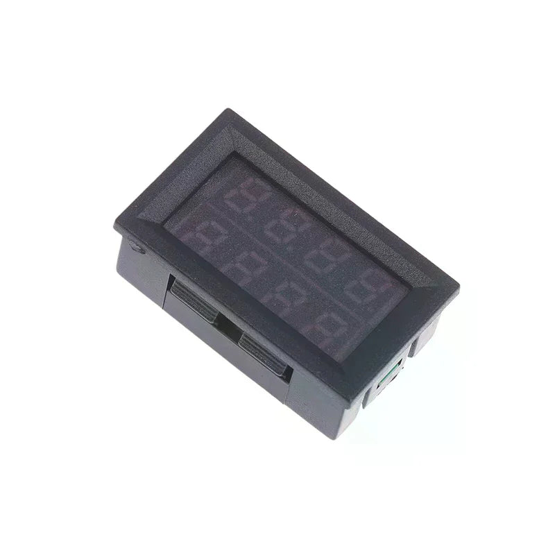 Mini Digital Voltmeter Ammeter DC 100V 10A Dual LED Display