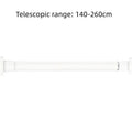 No-Drill Adjustable Tension Rod – Heavy Duty Telescopic Pole Telescopic Tension Rod Nixie White C