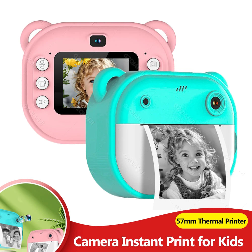 Kids Instant Print Digital Camera – Thermal Print & HD Video Kids Instant Camera Nixie
