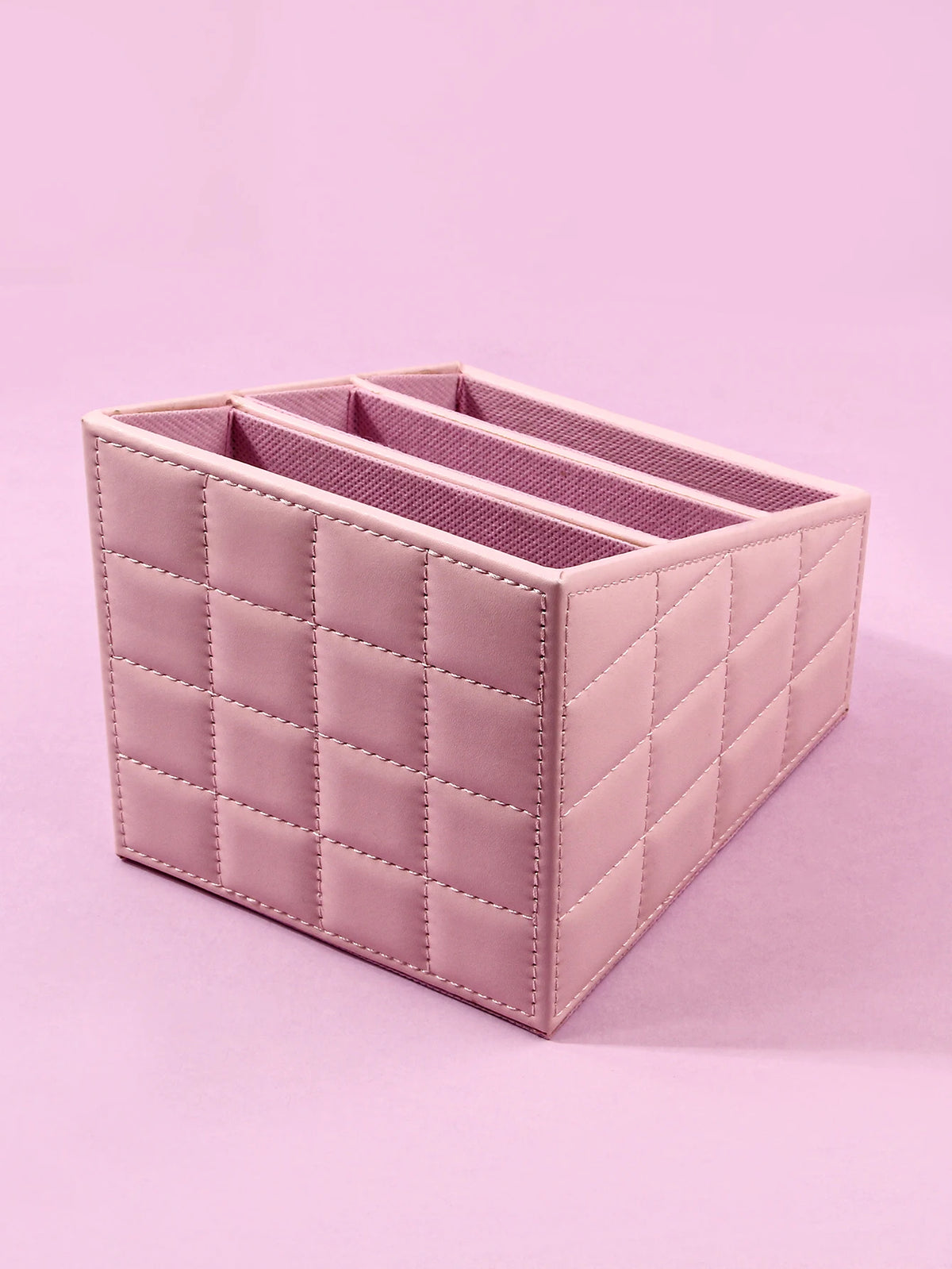 3-Tier PU Makeup Brush & Stationery Storage Box | Nixie Makeup Brush Organizer Nixie