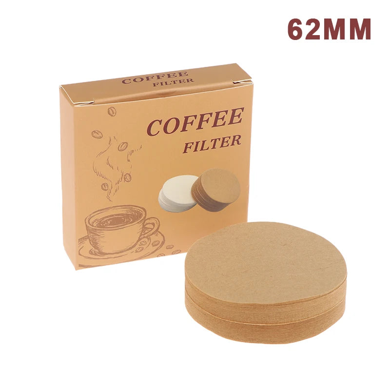 100Pcs Espresso Paper Filters 54-68MM Puck Screen Portafilter